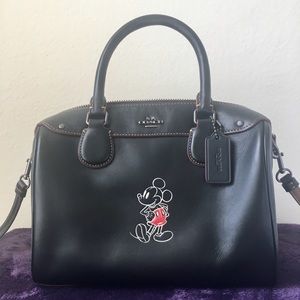 Coach Mickey Mini Bennett Satchel in Black